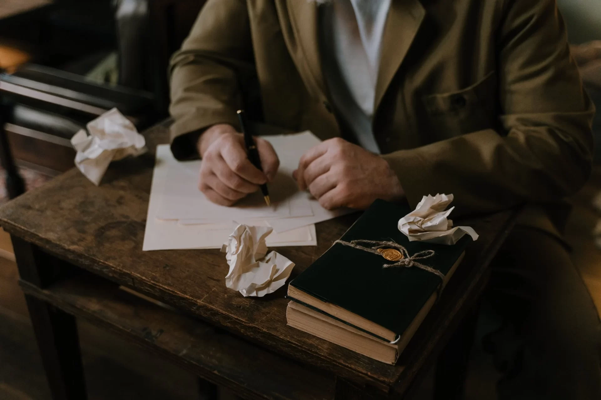 Person writing